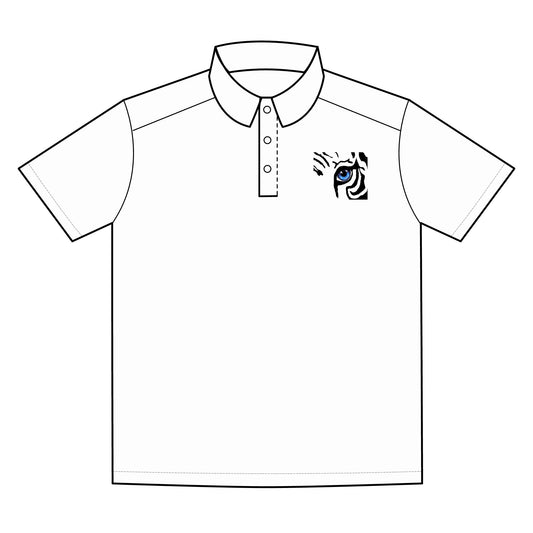 Men's Polo Shirt — Small Left-Chest Tiger Eye Logo