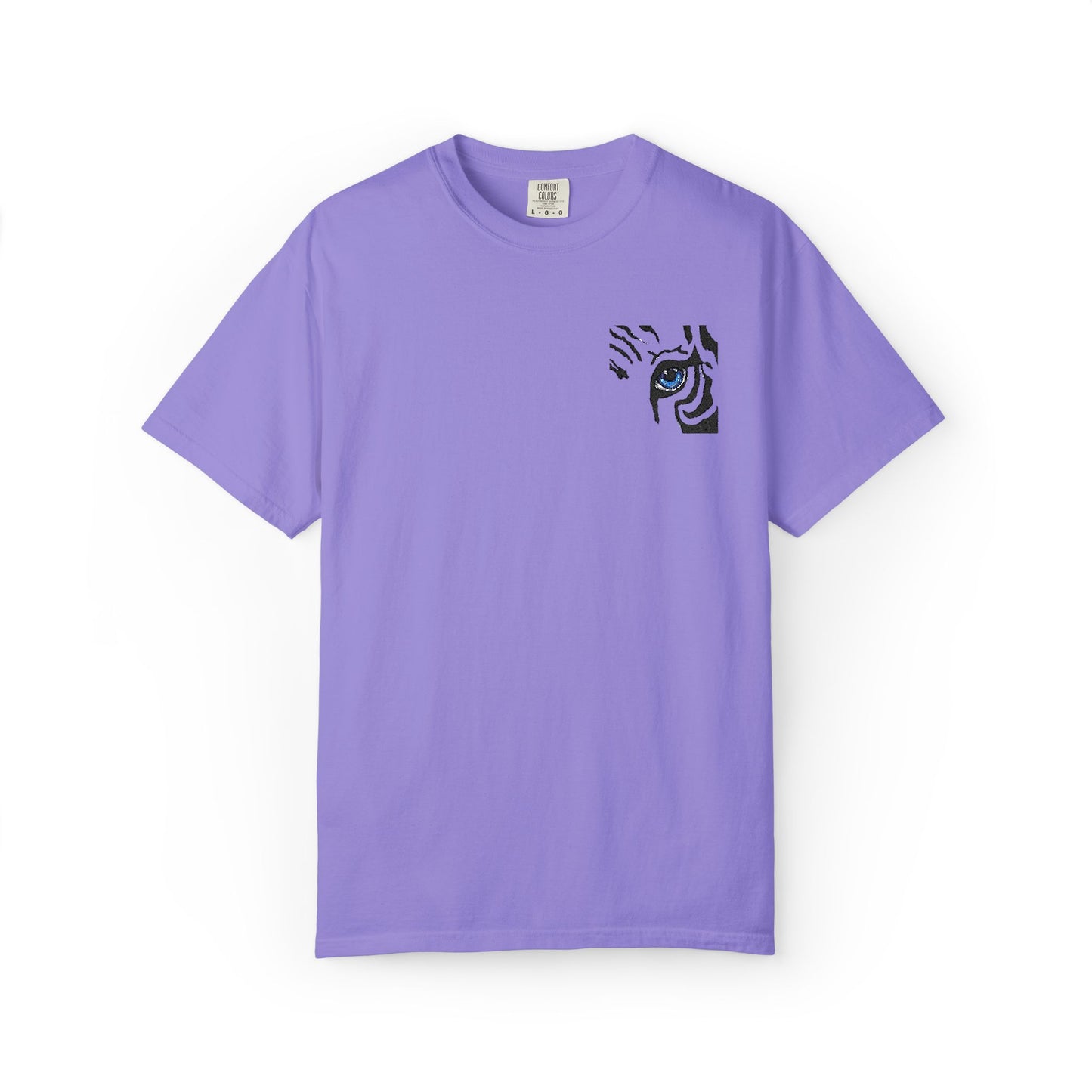 Tiger Eye Pocket T-Shirt — Minimal Tribal Tiger Eye Graphic Tee