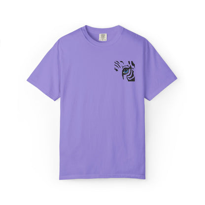 Tiger Eye Pocket T-Shirt — Minimal Tribal Tiger Eye Graphic Tee