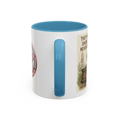 Dogwalk Paw Star Accent Coffee Mug — Cute Vintage Dog Illustration, Perfect Gift for Dog Lovers (11/15 oz)
