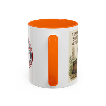 Dogwalk Paw Star Accent Coffee Mug — Cute Vintage Dog Illustration, Perfect Gift for Dog Lovers (11/15 oz)
