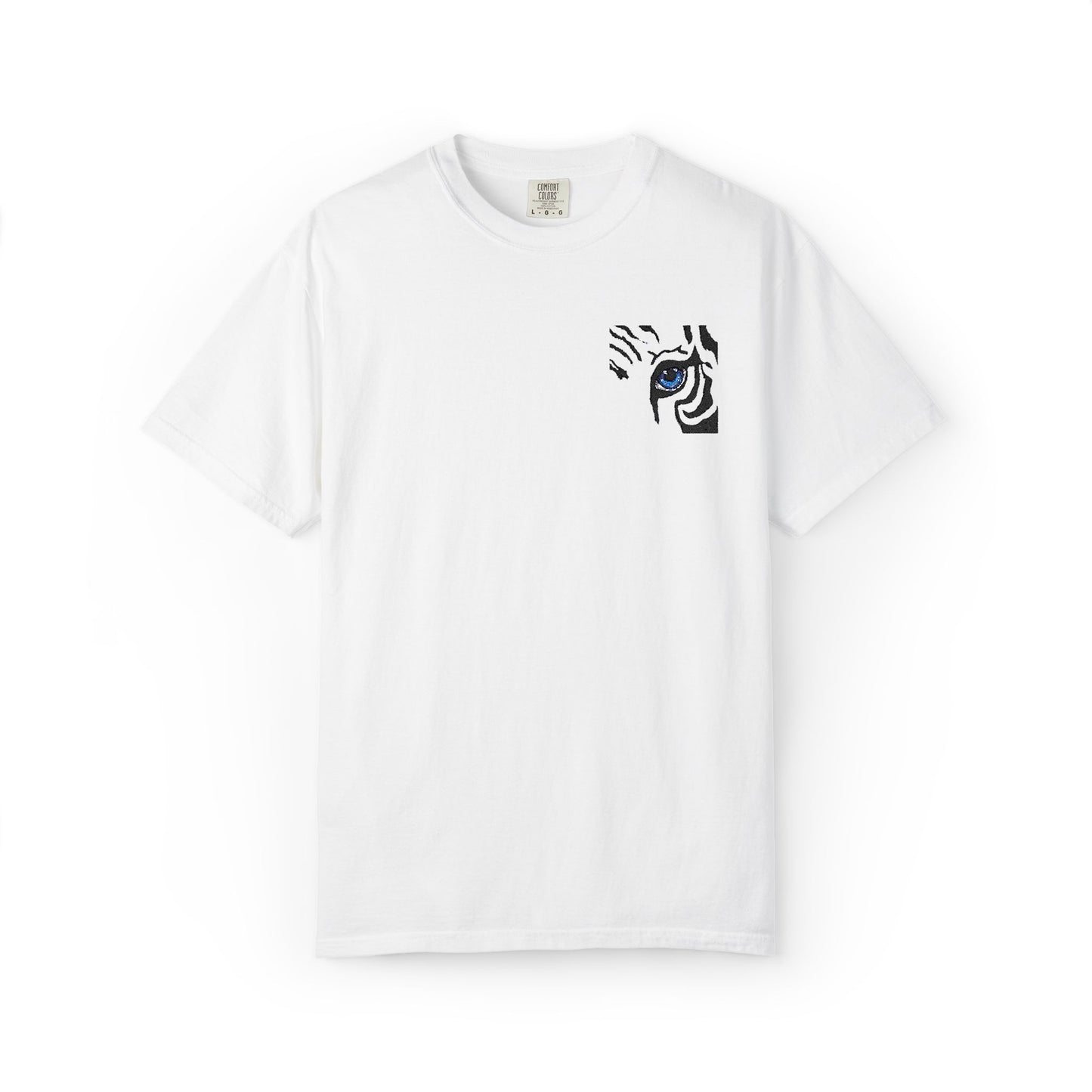 Tiger Eye Pocket T-Shirt — Minimal Tribal Tiger Eye Graphic Tee