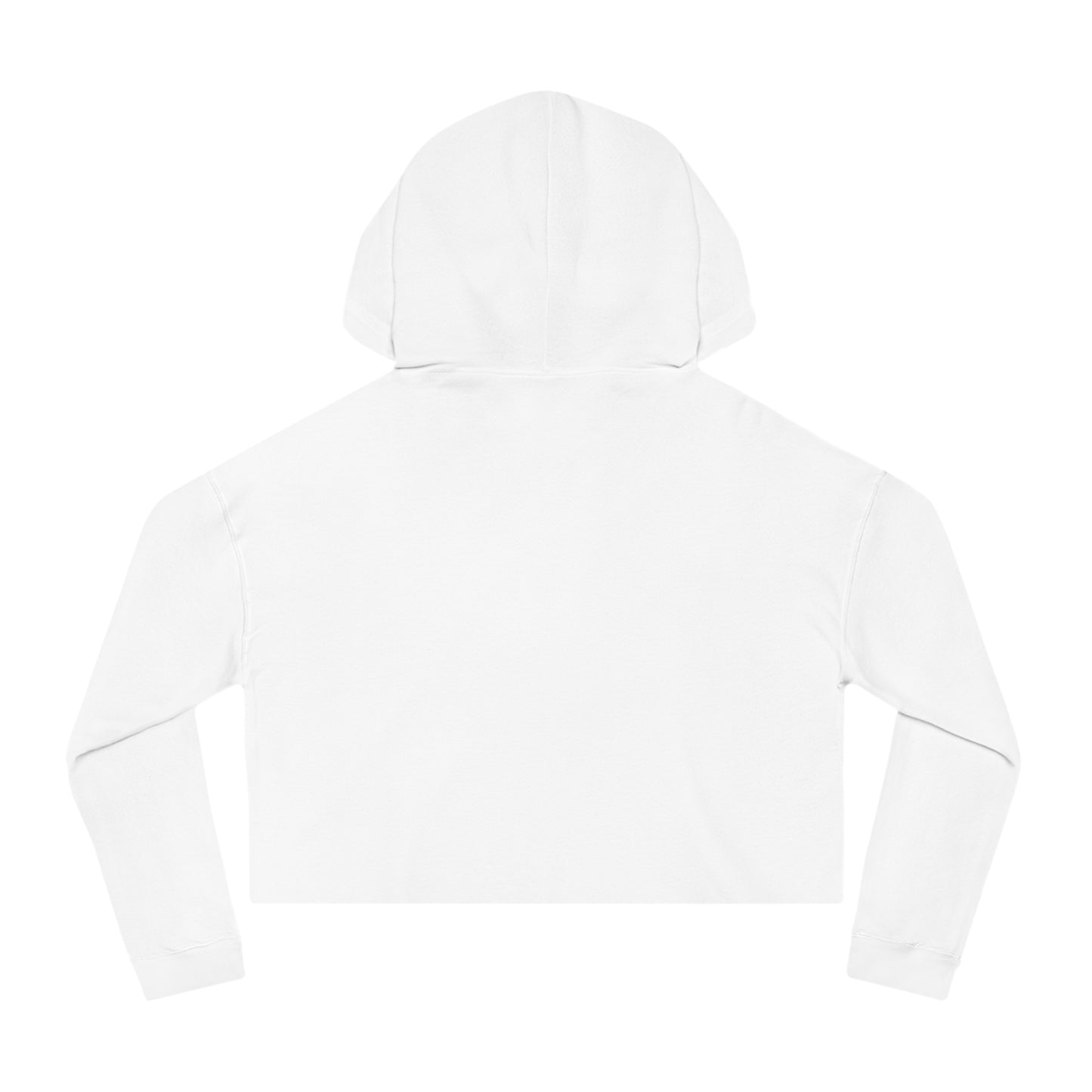 Blessed Floral Cropped Hoodie — Women’s Pink Orchid Hooded Sweatshirt