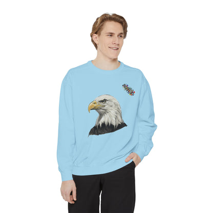 Eagle Portrait Sweatshirt — Majestic Bald Eagle Graphic Crewneck