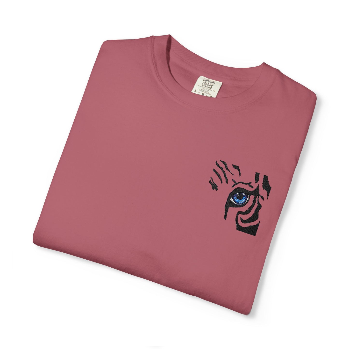 Tiger Eye Pocket T-Shirt — Minimal Tribal Tiger Eye Graphic Tee