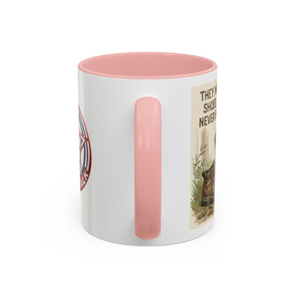 Dogwalk Paw Star Accent Coffee Mug — Cute Vintage Dog Illustration, Perfect Gift for Dog Lovers (11/15 oz)