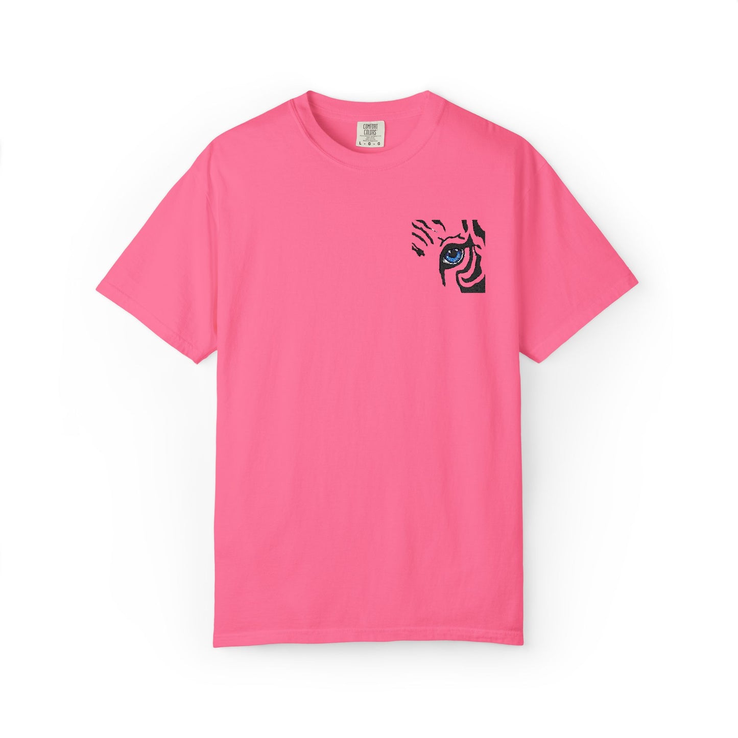 Tiger Eye Pocket T-Shirt — Minimal Tribal Tiger Eye Graphic Tee