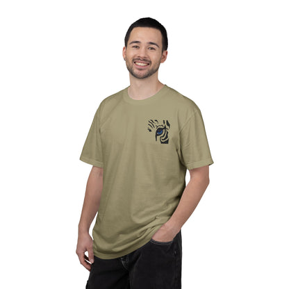 Tiger Eye Pocket T-Shirt — Minimal Tribal Tiger Eye Graphic Tee