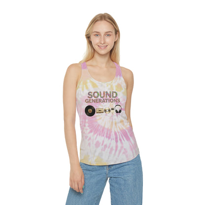 Sound Generations Tie-Dye Racerback Tank