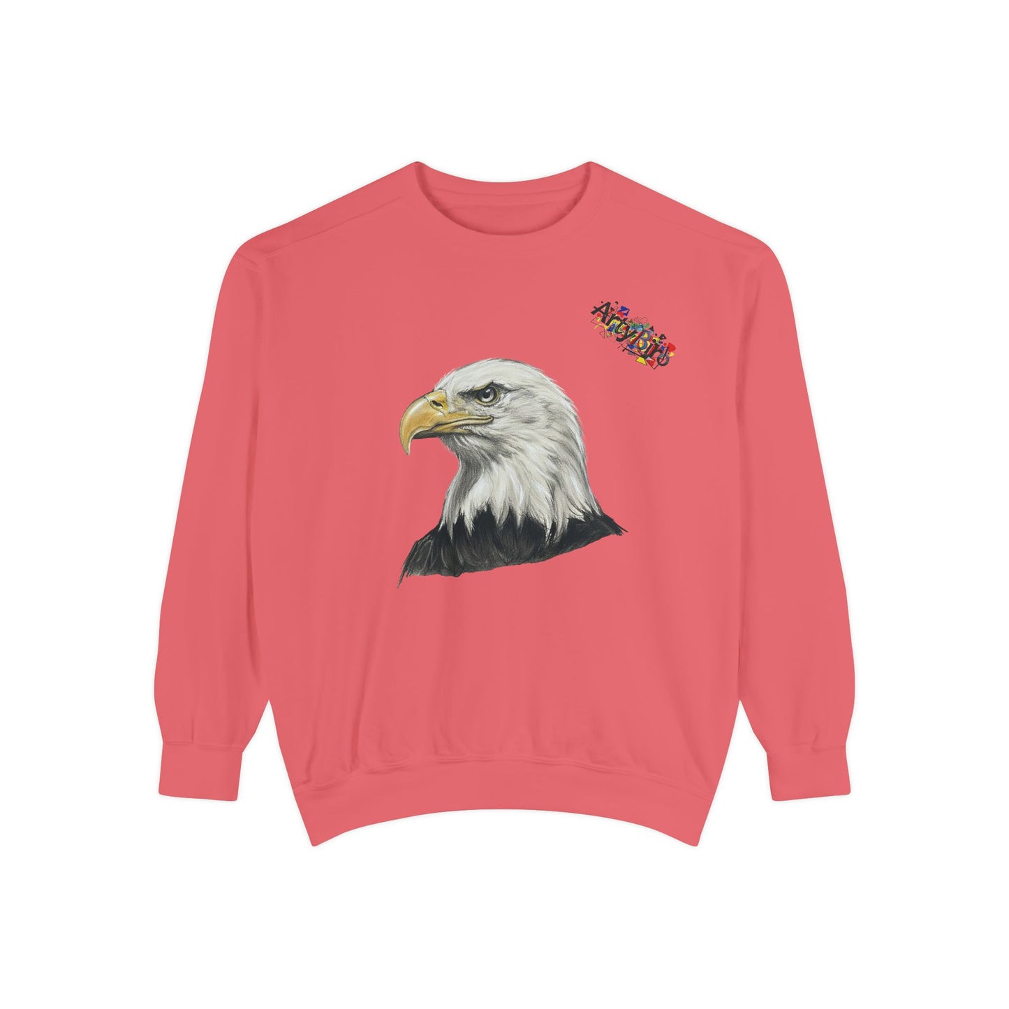 Eagle Portrait Sweatshirt — Majestic Bald Eagle Graphic Crewneck