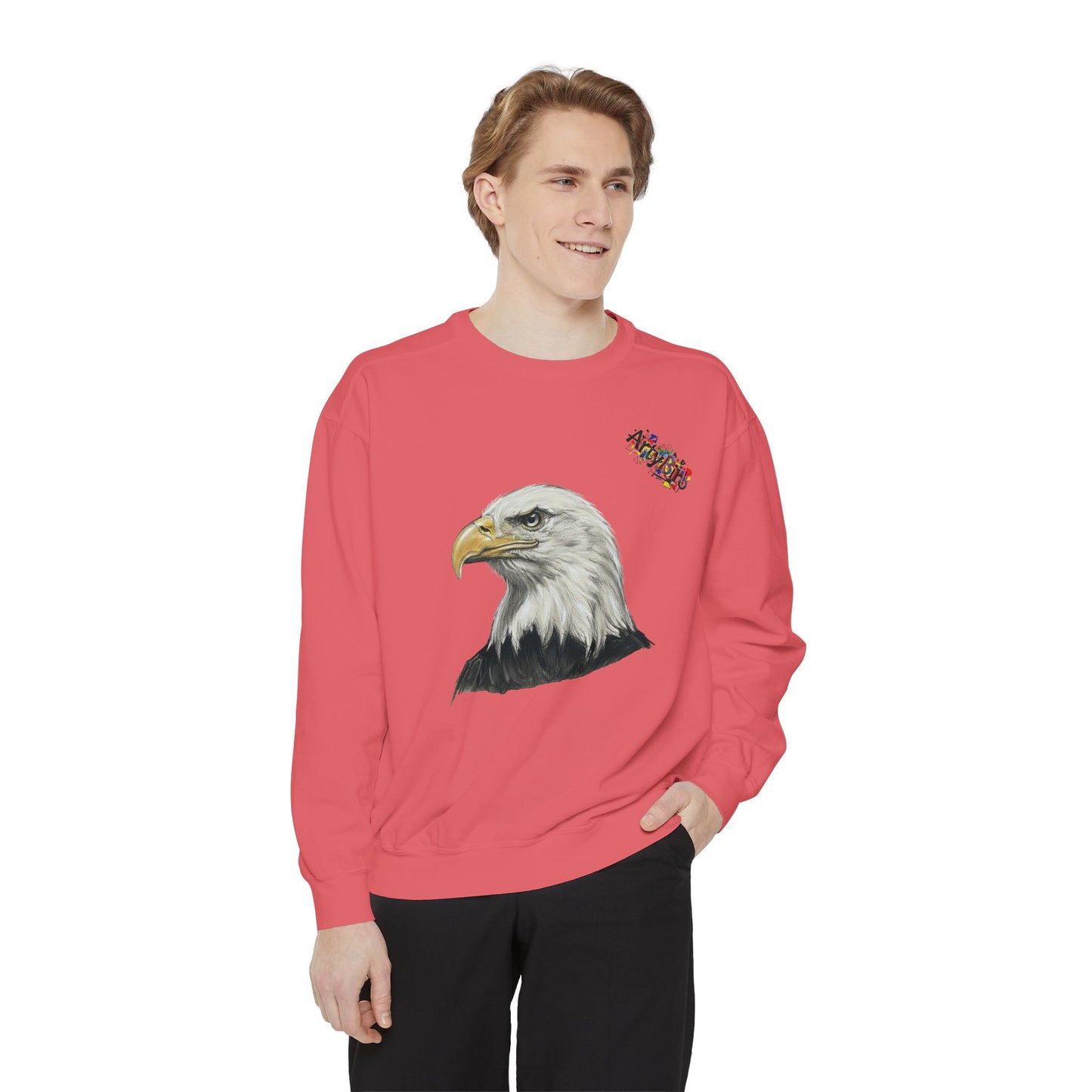 Eagle Portrait Sweatshirt — Majestic Bald Eagle Graphic Crewneck