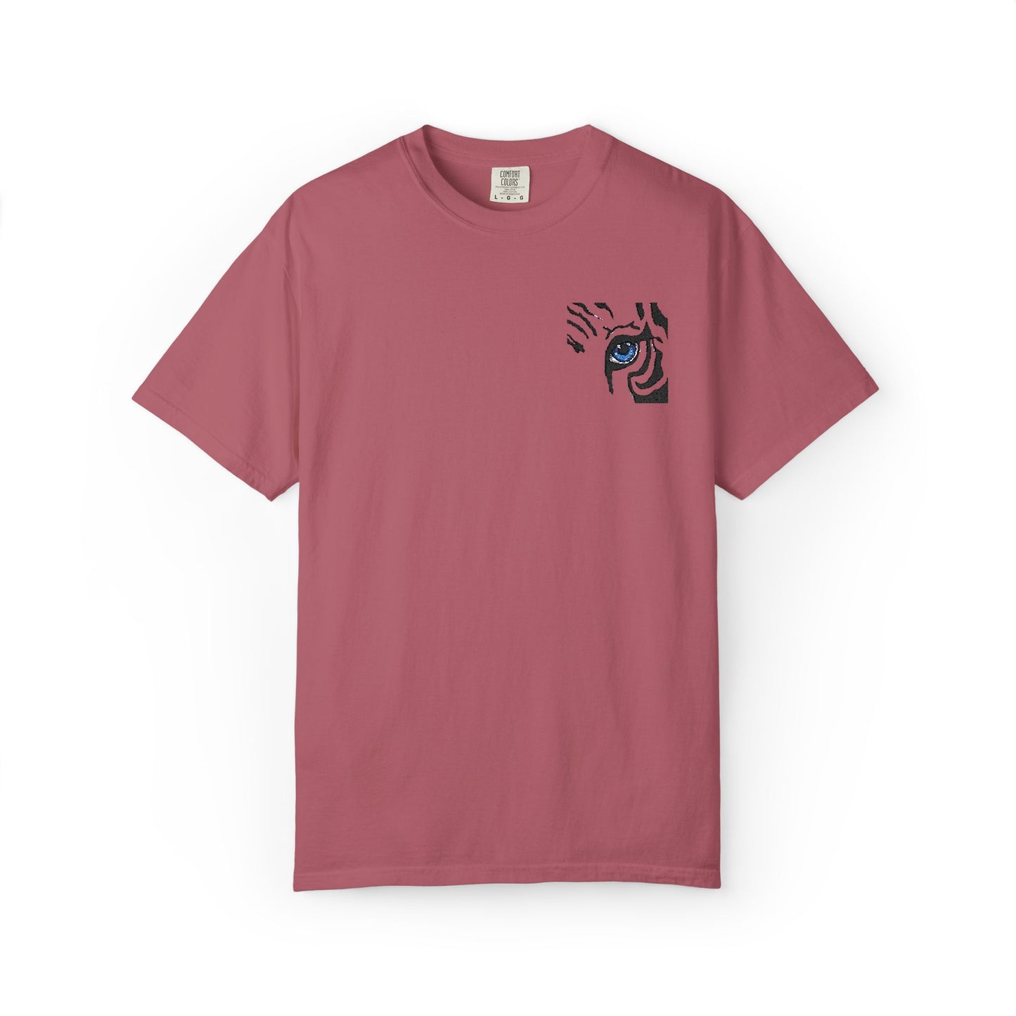Tiger Eye Pocket T-Shirt — Minimal Tribal Tiger Eye Graphic Tee