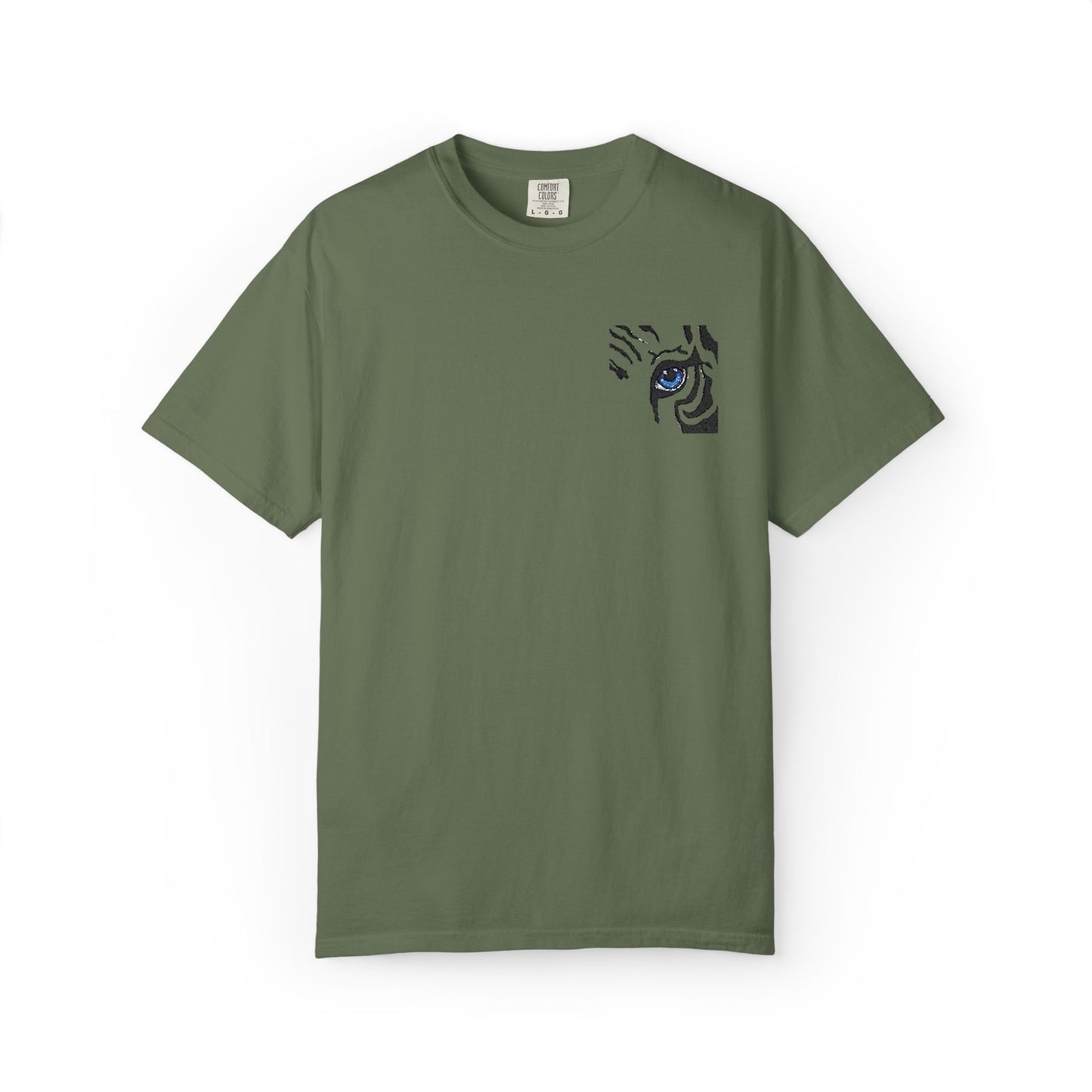 T-Shirt — Minimal Tiger Eye Chest Print