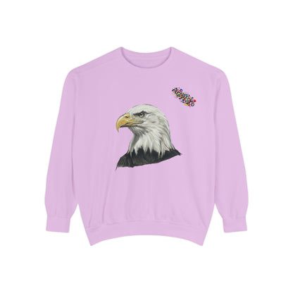 Eagle Portrait Sweatshirt — Majestic Bald Eagle Graphic Crewneck
