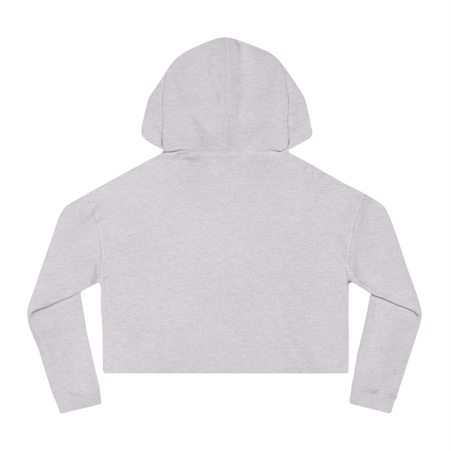 Blessed Floral Cropped Hoodie — Women’s Pink Orchid Hooded Sweatshirt