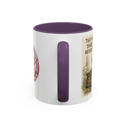 Dogwalk Paw Star Accent Coffee Mug — Cute Vintage Dog Illustration, Perfect Gift for Dog Lovers (11/15 oz)