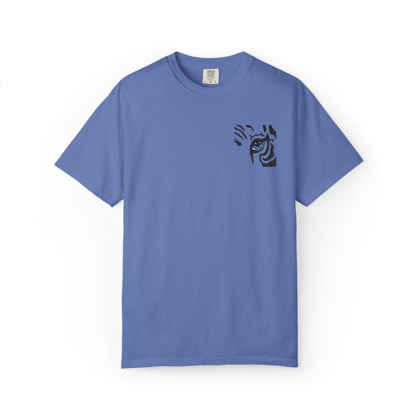 Tiger Eye Pocket T-Shirt — Minimal Tribal Tiger Eye Graphic Tee