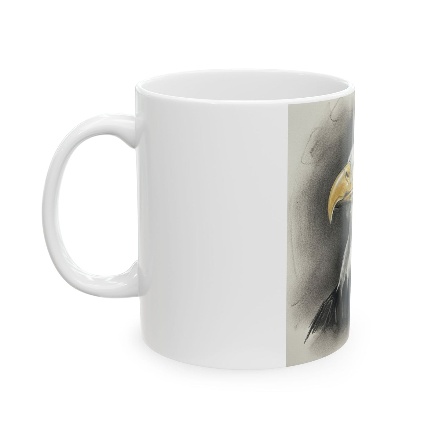 Bald Eagle Ceramic Mug — Patriotic Wildlife Coffee Cup (11oz & 15oz)