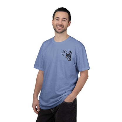 Tiger Eye Pocket T-Shirt — Minimal Tribal Tiger Eye Graphic Tee