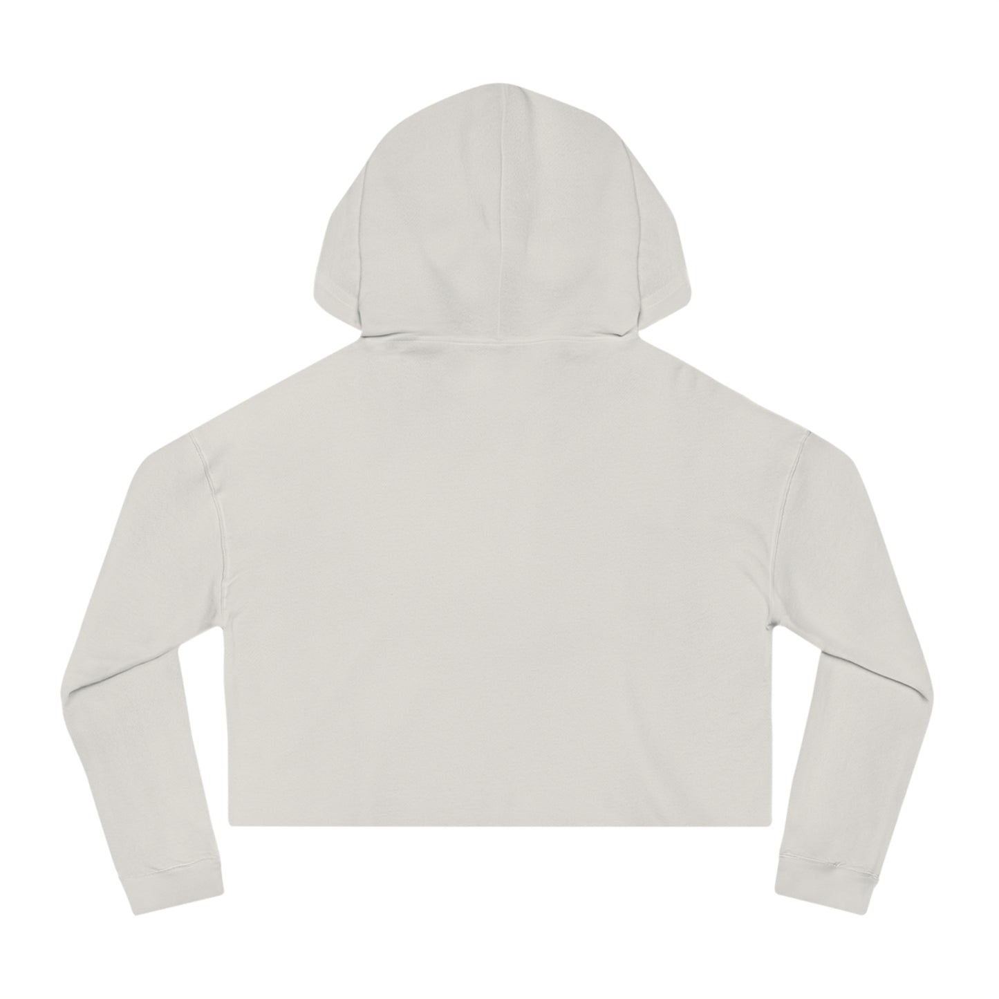 Blessed Floral Cropped Hoodie — Women’s Pink Orchid Hooded Sweatshirt