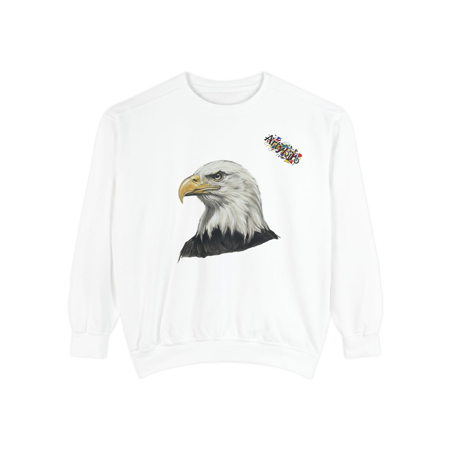 Eagle Portrait Sweatshirt — Majestic Bald Eagle Graphic Crewneck