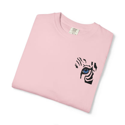 Tiger Eye Pocket T-Shirt — Minimal Tribal Tiger Eye Graphic Tee