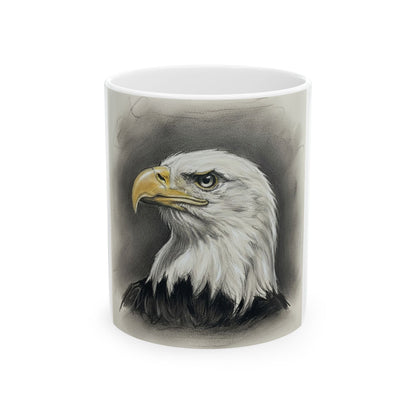 Bald Eagle Ceramic Mug — Patriotic Wildlife Coffee Cup (11oz & 15oz)