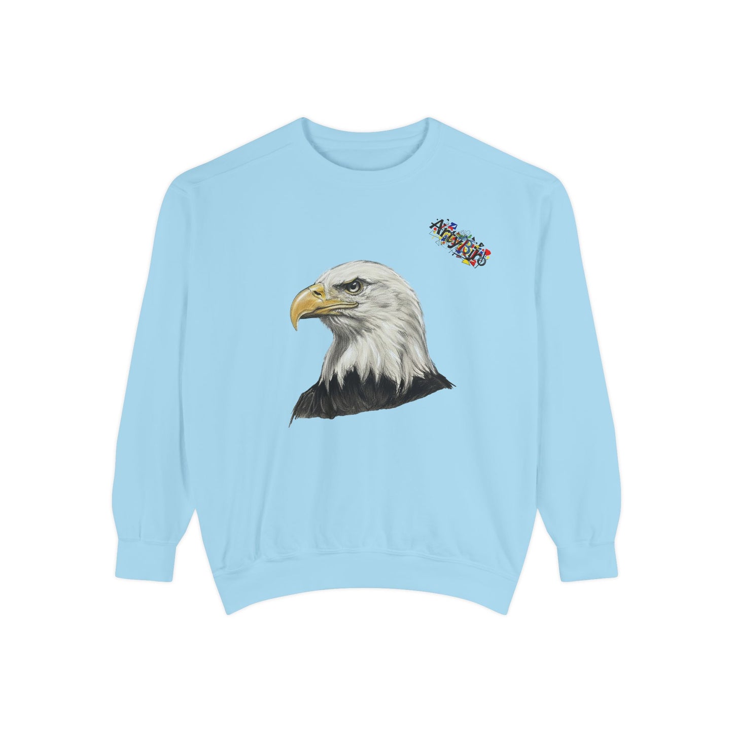 Eagle Portrait Sweatshirt — Majestic Bald Eagle Graphic Crewneck