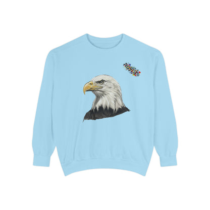 Eagle Portrait Sweatshirt — Majestic Bald Eagle Graphic Crewneck