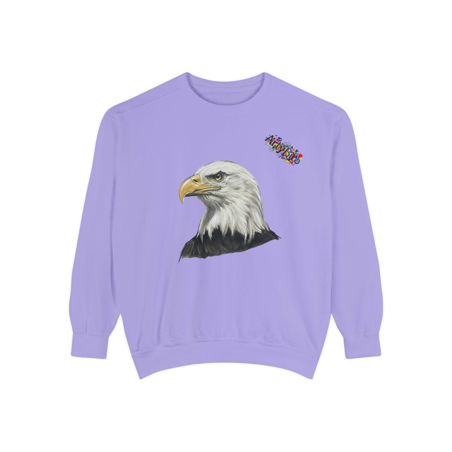 Eagle Portrait Sweatshirt — Majestic Bald Eagle Graphic Crewneck