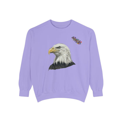 Eagle Portrait Sweatshirt — Majestic Bald Eagle Graphic Crewneck