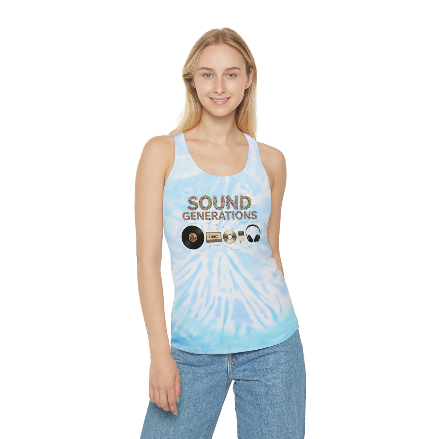 Sound Generations Tie-Dye Racerback Tank