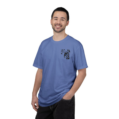 Tiger Eye Pocket T-Shirt — Minimal Tribal Tiger Eye Graphic Tee