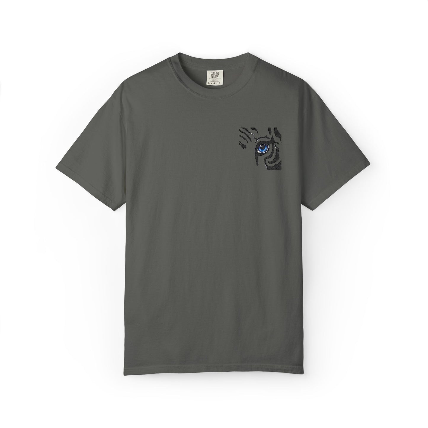 T-Shirt — Minimal Tiger Eye Chest Print