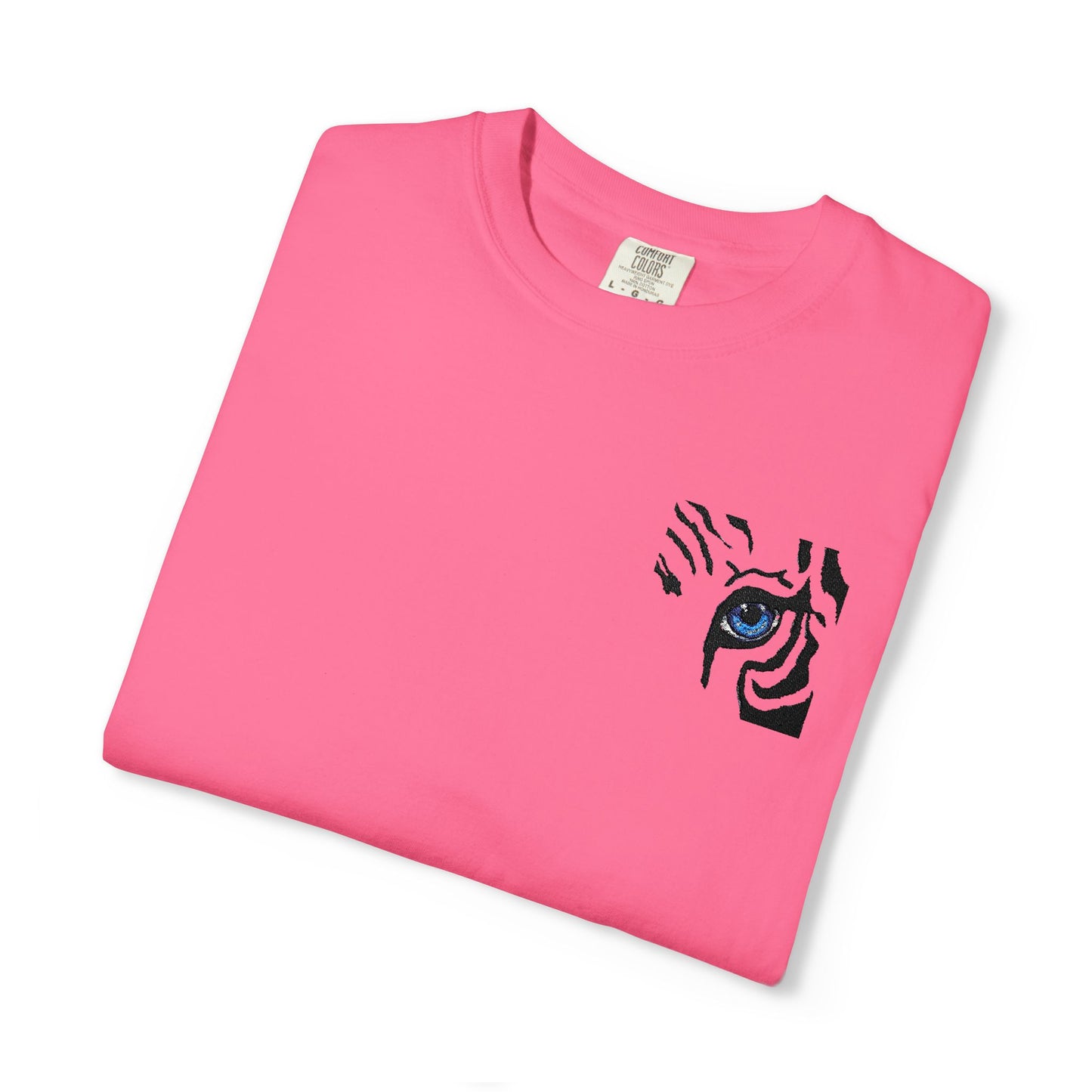 Tiger Eye Pocket T-Shirt — Minimal Tribal Tiger Eye Graphic Tee