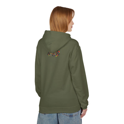 UFO Surfing Hoodie — Retro Alien Surfing Graphic Pullover