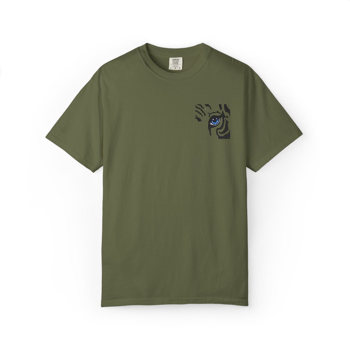 T-Shirt — Minimal Tiger Eye Chest Print