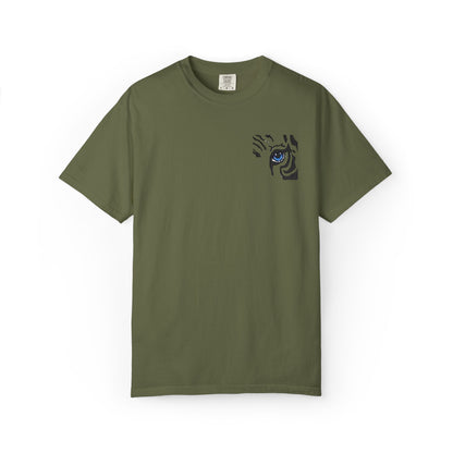 T-Shirt — Minimal Tiger Eye Chest Print