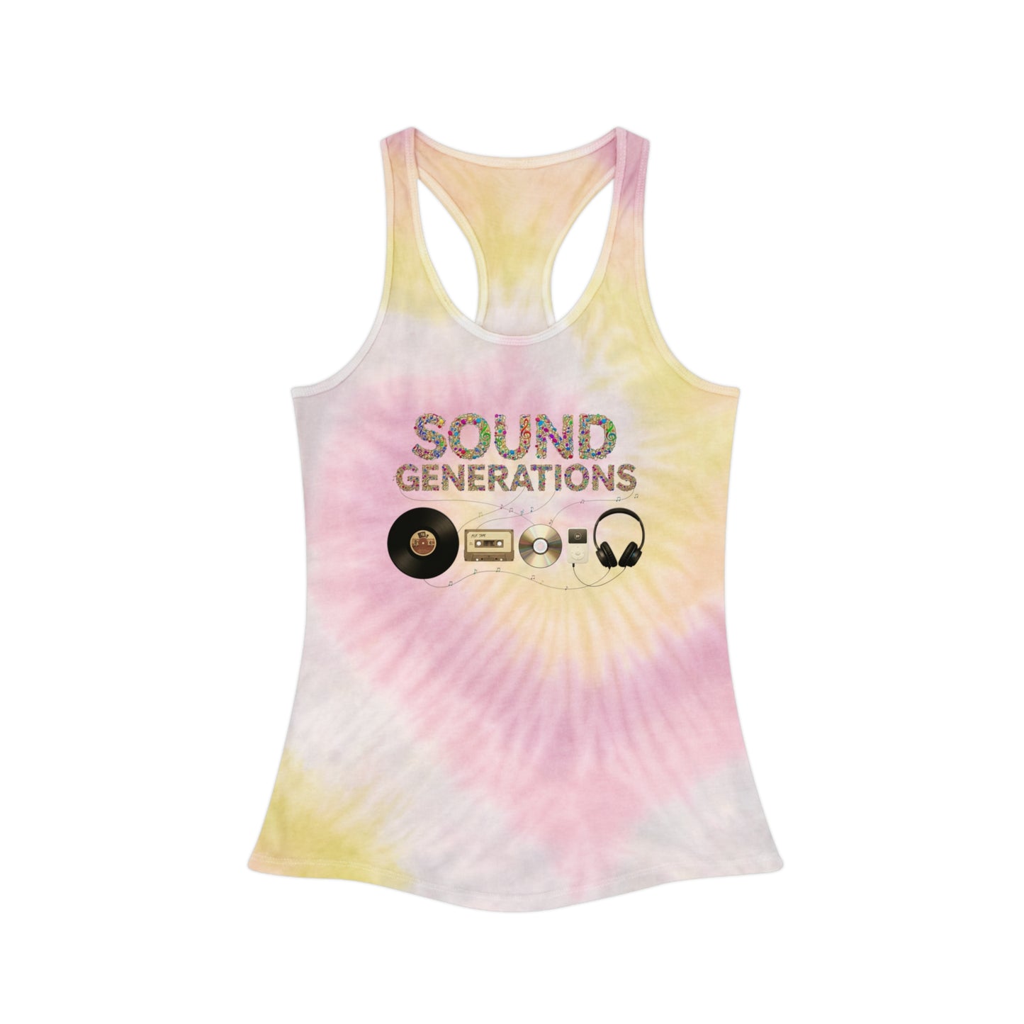Sound Generations Tie-Dye Racerback Tank