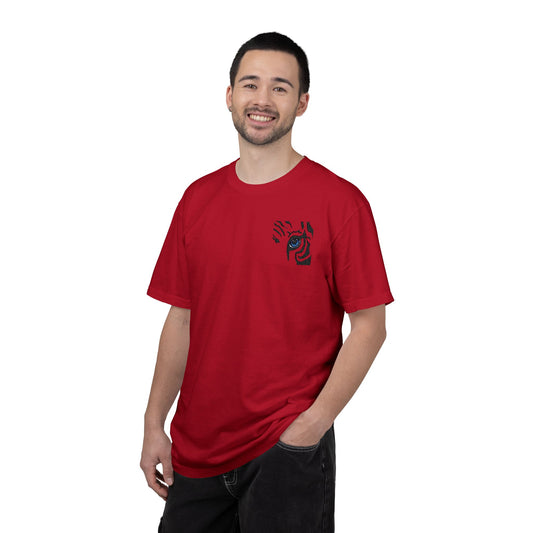 Tiger Eye Pocket T-Shirt — Minimal Tribal Tiger Eye Graphic Tee