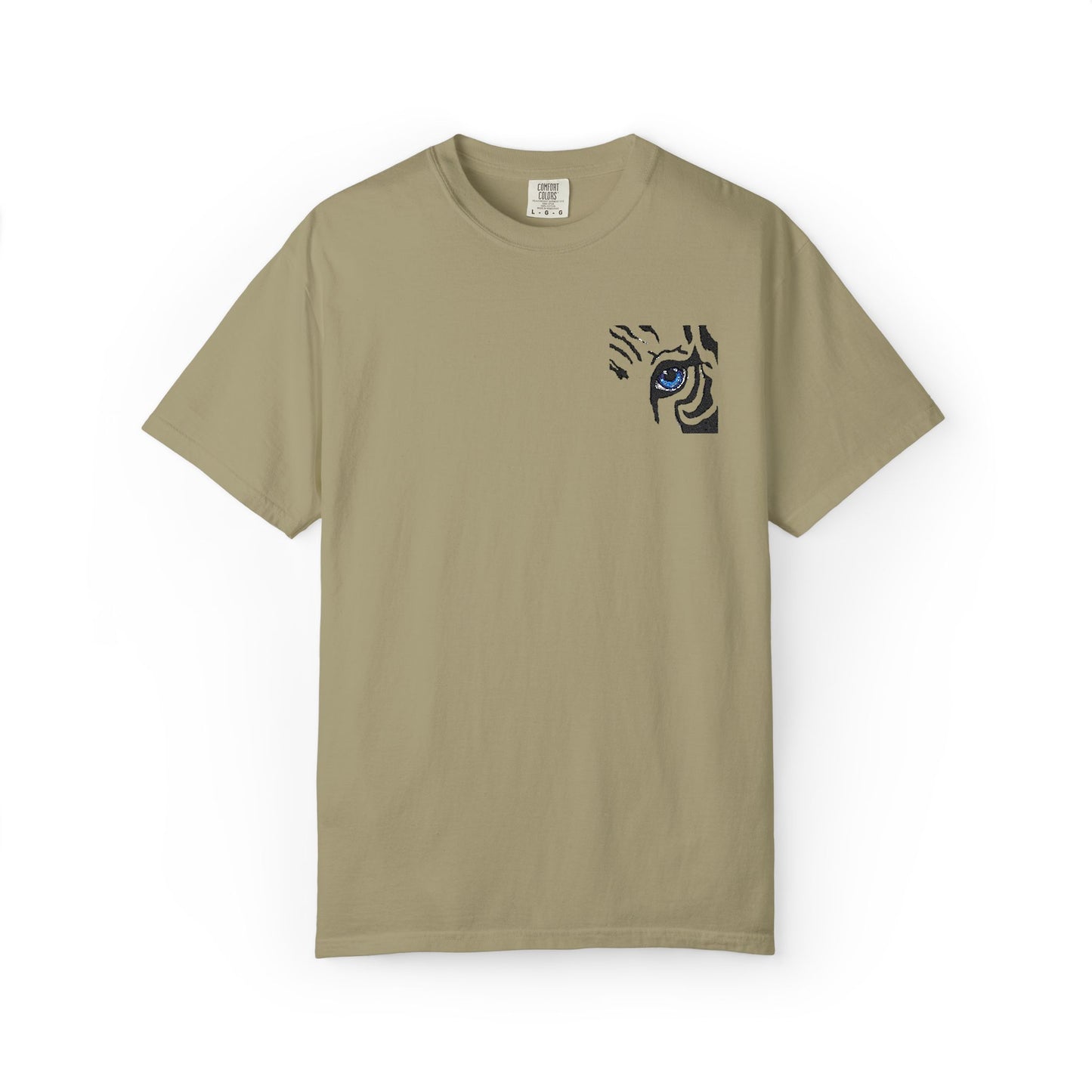 Tiger Eye Pocket T-Shirt — Minimal Tribal Tiger Eye Graphic Tee