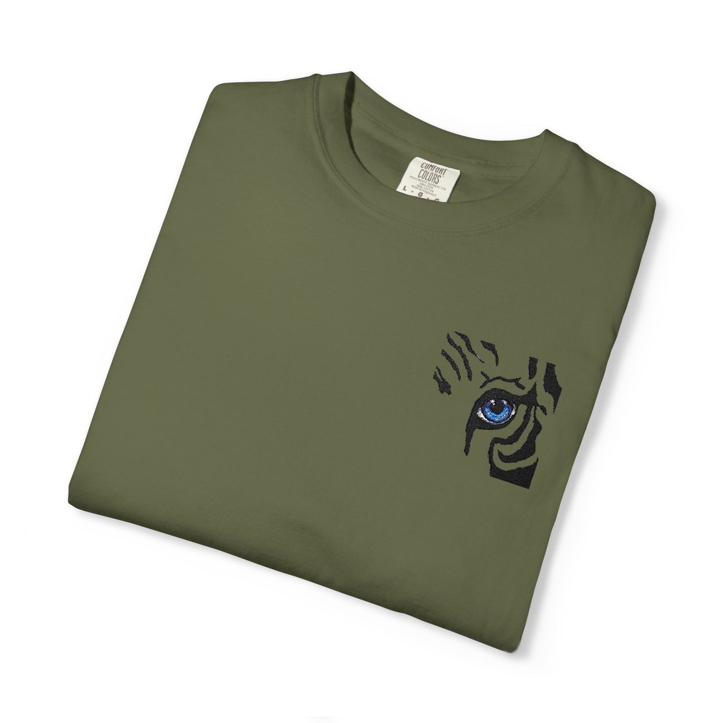 T-Shirt — Minimal Tiger Eye Chest Print