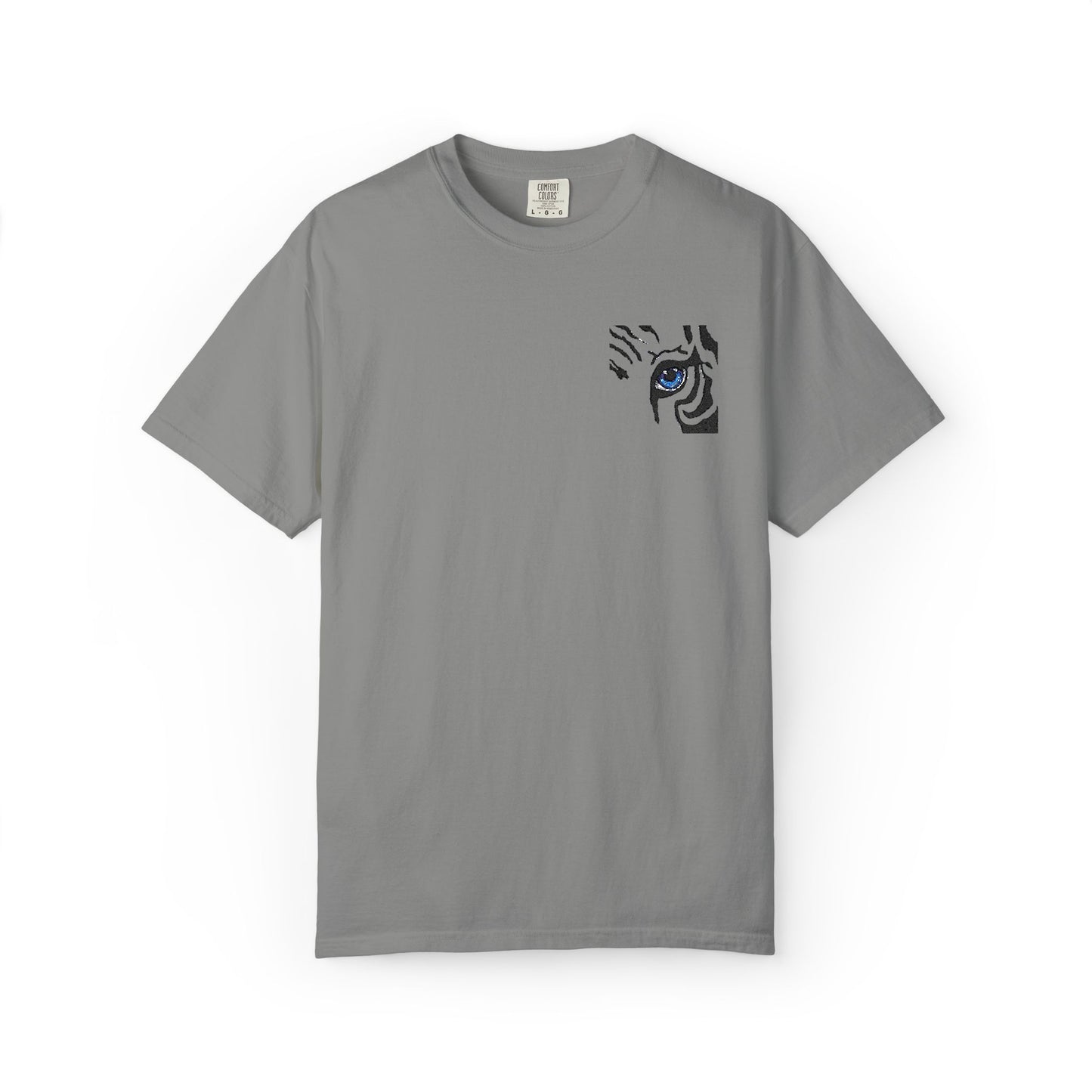 Tiger Eye Pocket T-Shirt — Minimal Tribal Tiger Eye Graphic Tee