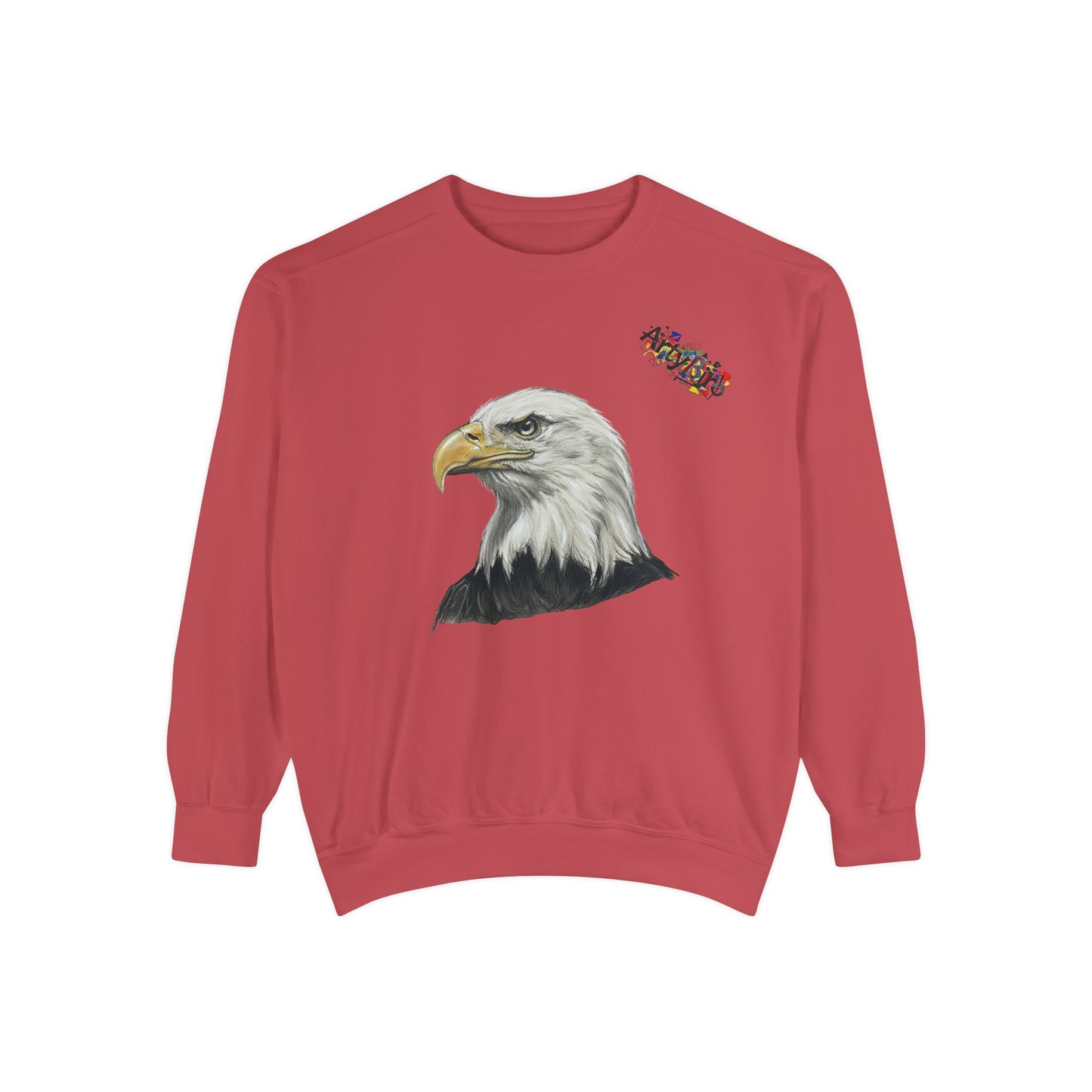 Eagle Portrait Sweatshirt — Majestic Bald Eagle Graphic Crewneck