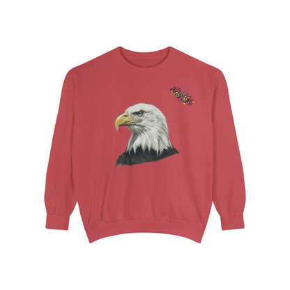 Eagle Portrait Sweatshirt — Majestic Bald Eagle Graphic Crewneck