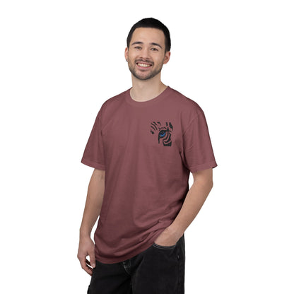 Tiger Eye Pocket T-Shirt — Minimal Tribal Tiger Eye Graphic Tee