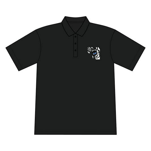 Embroidered Wave Hand Polo