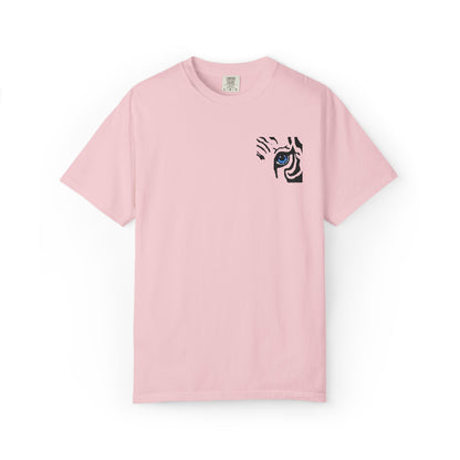 Tiger Eye Pocket T-Shirt — Minimal Tribal Tiger Eye Graphic Tee
