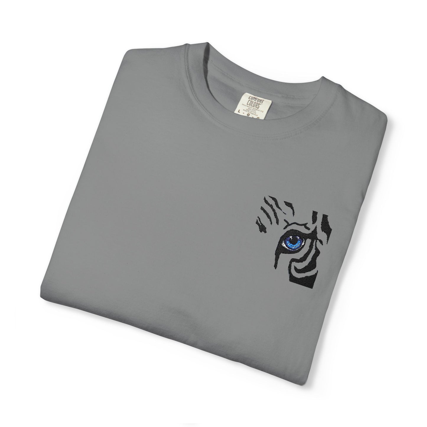 Tiger Eye Pocket T-Shirt — Minimal Tribal Tiger Eye Graphic Tee