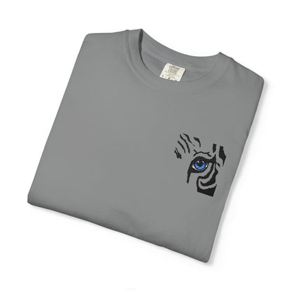Tiger Eye Pocket T-Shirt — Minimal Tribal Tiger Eye Graphic Tee